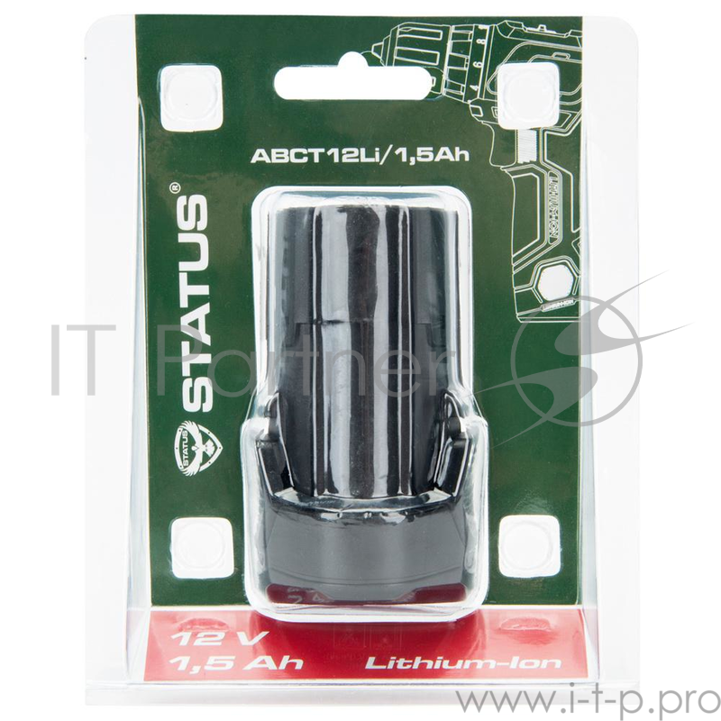 Аккумулятор STATUS ABCT12 12v 1.5 ah li-ion