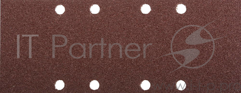 Лист шлифовальный ЗУБР 35591-080 МАСТЕР на зажимах 8отверстий по краю для ПШМ P80 93х230мм 5шт.