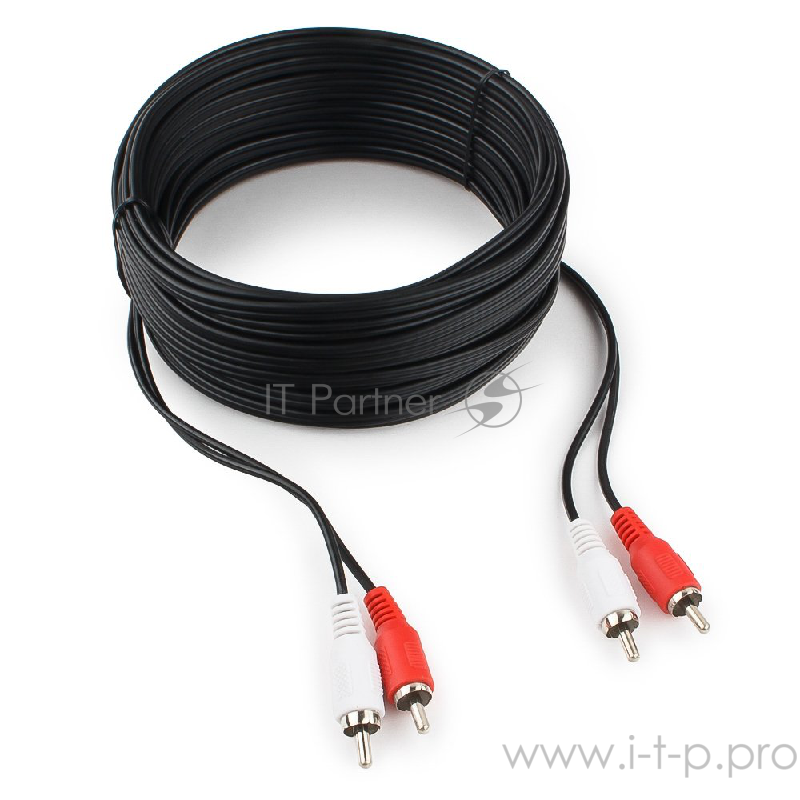 Кабель Cablexpert Кабель аудио, 2xRCA / 2xRCA, 10м (CCA-2R2R-10M)