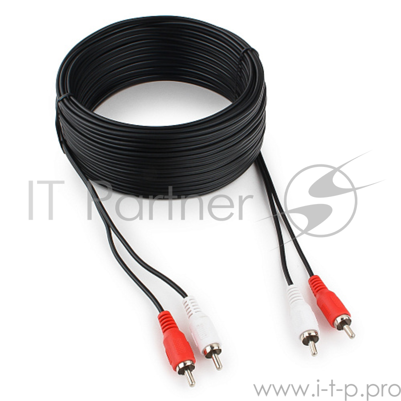 Кабель Cablexpert Кабель аудио, 2xRCA / 2xRCA, 15м (CCA-2R2R-15M)