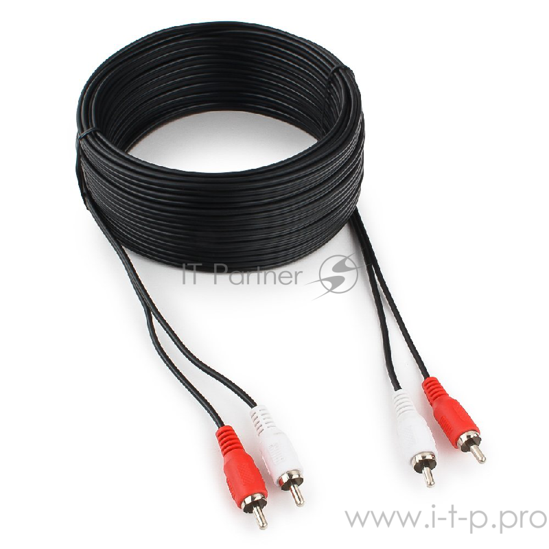 Кабель Cablexpert Кабель аудио, 2xRCA / 2xRCA, 15м (CCA-2R2R-15M)