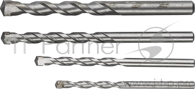 Набор сверл ЗУБР 2922-H4 свёрла МАСТЕР по бетону ударные 5, 6, 8, 10мм 4шт.