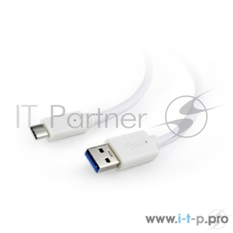 Кабель Cablexpert Кабель USB3.0 AM/USB Type-C, 1.8м, белый, пакет (CCP-USB3-AMCM-6-W)