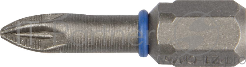 Бита ЗУБР ЭКСПЕРТ 26013-1-25-2 торсион кованая обточ.CrMo C 1/4'' PZ1 25мм 2шт