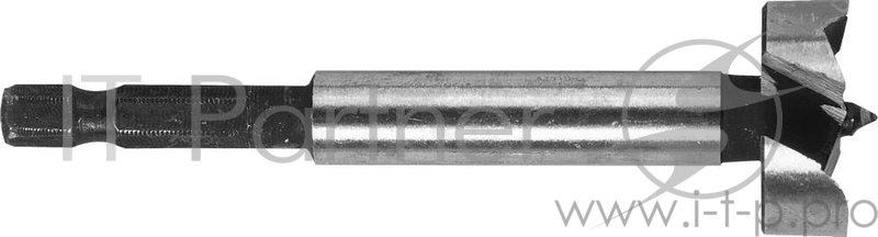 Сверло по дереву ЗУБР 29993-20 форстнера ЭКСПЕРТ HEX 1/4'' 20мм