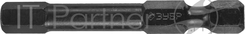 Бита ЗУБР ПРОФИ 26027-6-50-S2 HEX6 E 1/4'' 50мм 2шт на карт.