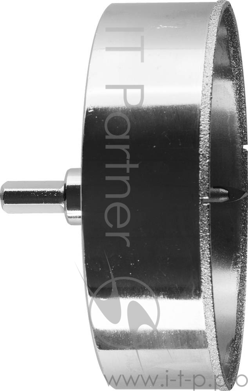 Коронка алмазная ЗУБР 29850-120 ЭКСПЕРТ в сборе по кафелю керамике P60 120мм