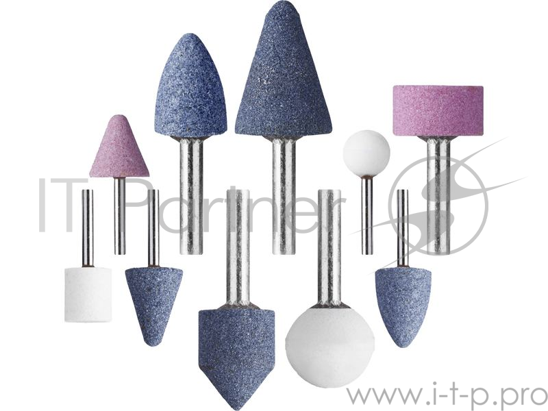 Набор STAYER MASTER 2989-H10 : абразивные минишарошки-насадки для гравера и дрели 10пр.