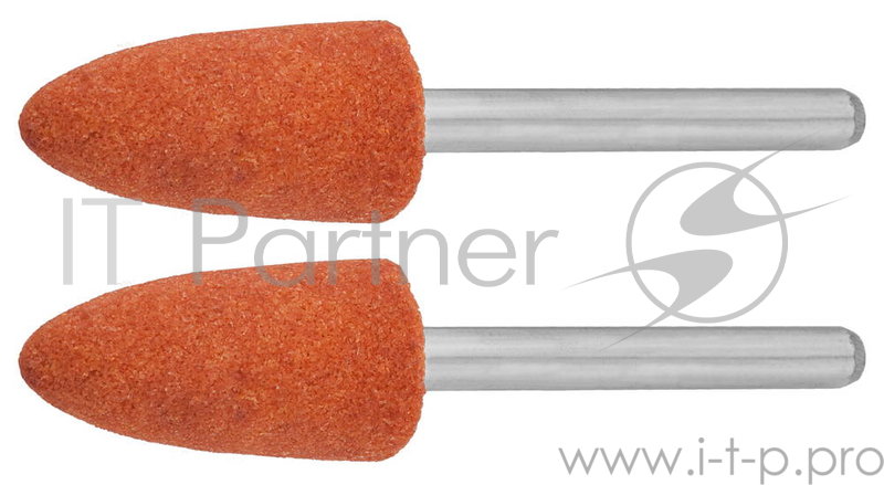 Насадка ЗУБР 35912 конус шлифовальный P120 d9.5x19.0х3.2мм L45мм 2шт.