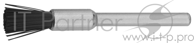 Кордщетка ЗУБР 35929 нейлоновая кистевая на шпильке d5.0x3.2мм L43.0мм 1шт.