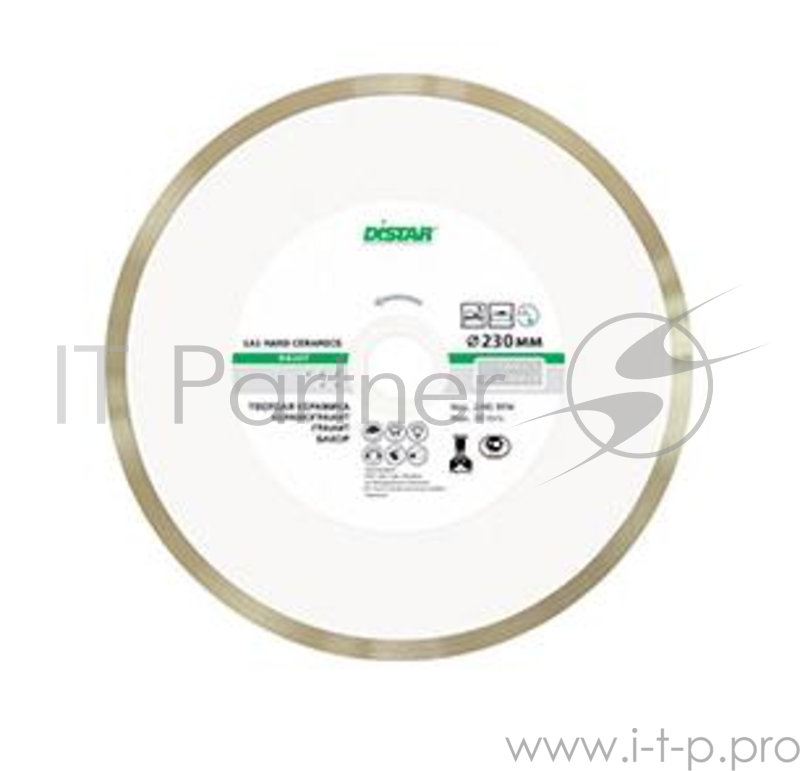 Диск алм. DISTAR 1A1R HARD CERAMICS RS25T 264989 200 Х 25.4 корона (сплошной) 11120048015