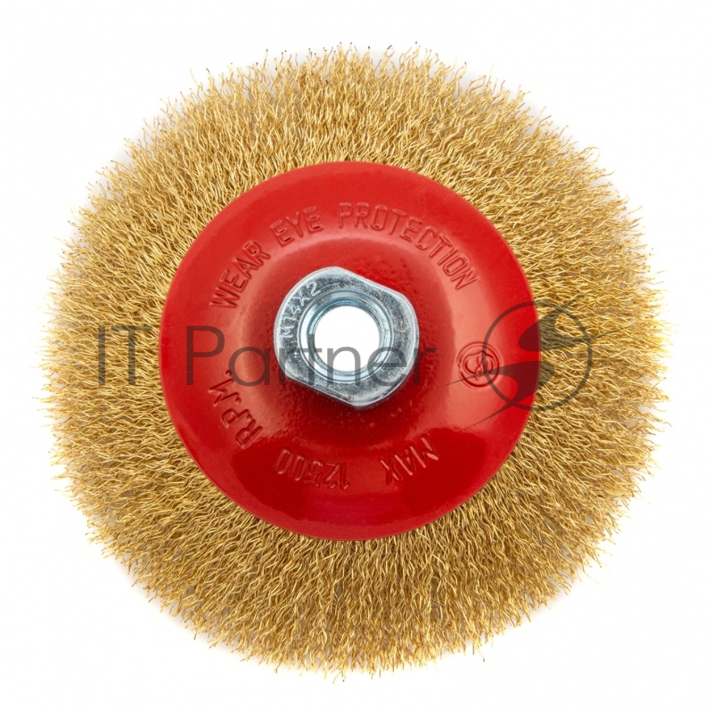 Кордщетка MATRIX 74616 для ушм 125мм м14 ''тарелка'' витая проволока