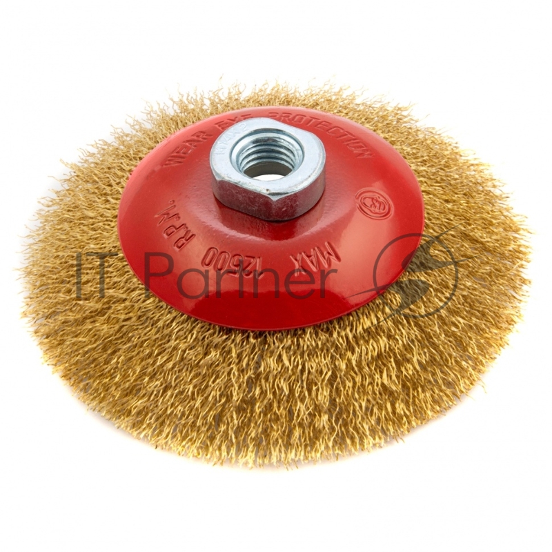 Кордщетка MATRIX 74616 для ушм 125мм м14 ''тарелка'' витая проволока