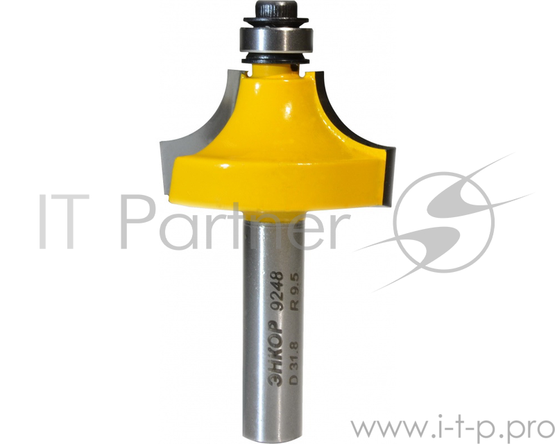 Фреза ЭНКОР 9248 кромочная калевочная ф31.8х17мм R9.5мм хв8мм