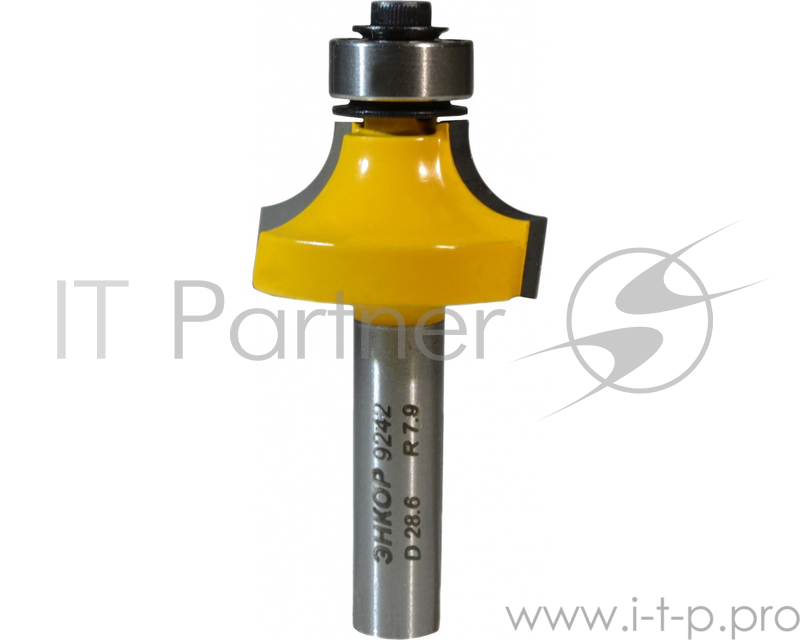 Фреза ЭНКОР 9243 кромочная калевочная ф31.8х17мм R9.5мм хв8мм