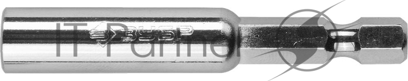 Адаптер ЗУБР МАСТЕР 26713-60 цельный магнитный для бит улучшенная центровка 60мм