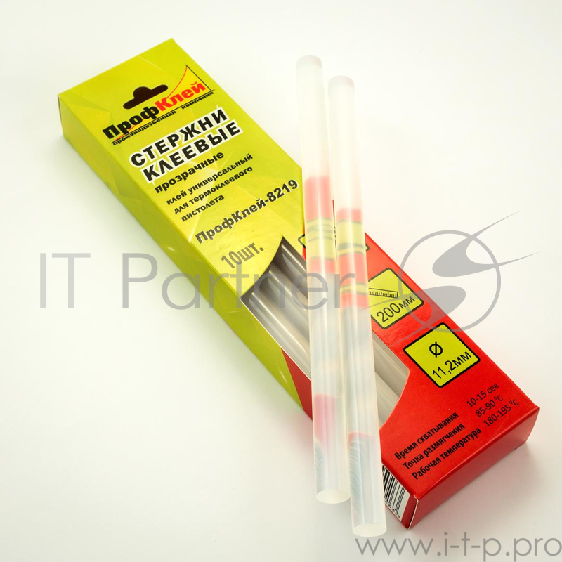 Клеевые стержни ПРОФКЛЕЙ 8219 Прозрачные, универсальные