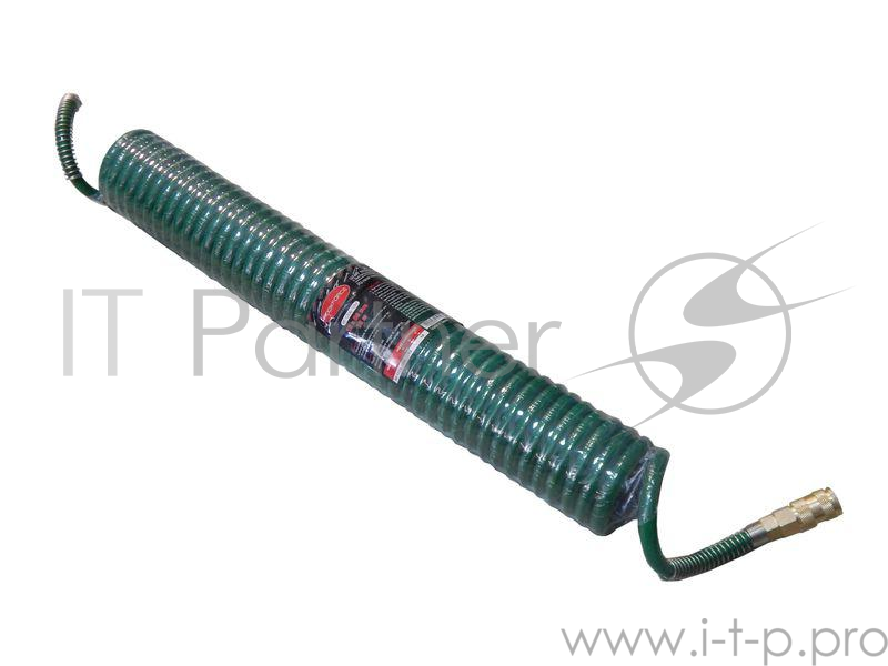 Шланг ROCK FORCE RF-1208-5M витой полиуретановый 12 х 8мм х 5м с быстроразъемами