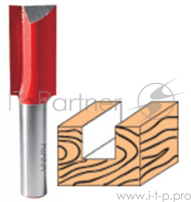 Фреза АТАКА 671210 322190-2 пазовая прямая с подшипником