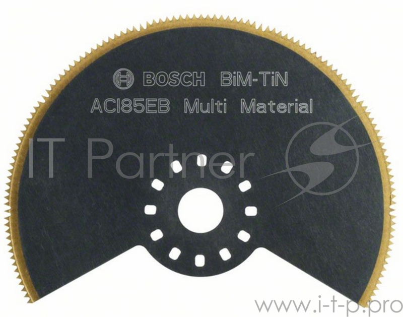 Полотно пильное для МФИ BOSCH ACI85EB (2.608.661.758) сегм.диск, BiM-TiN, 85мм, универсальное