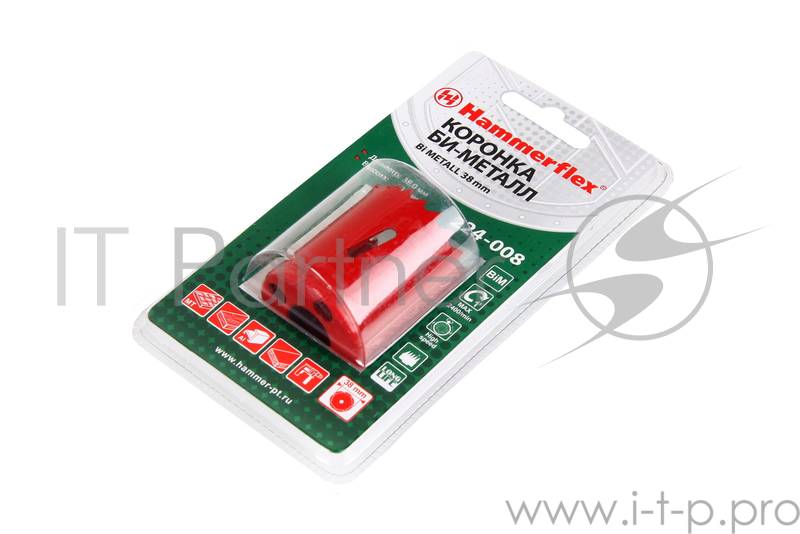 Коронка Hammer Flex 224-008 Bi METALL 38 мм
