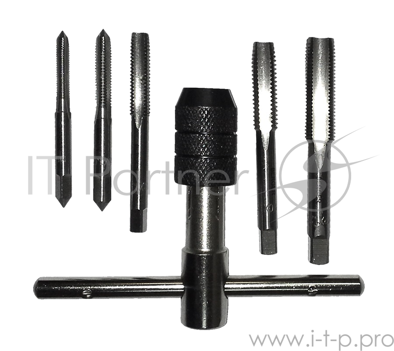 Набор метчиков BERGER BG06TS с ключом быстрозажимным т-образным 6предметов