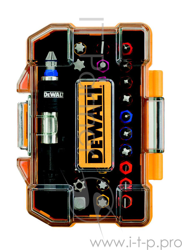 Набор бит DeWALT DT7969-QZ (32шт.) в пластиковом боксе с прозрачной крышкой