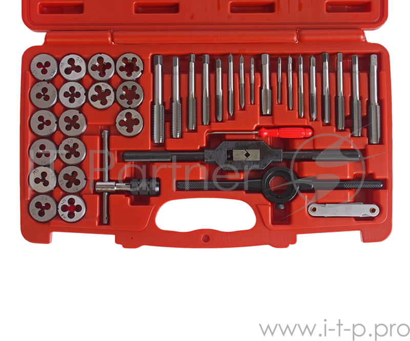 Набор метчиков и плашек JTC 3432A в кейсе 40пр.