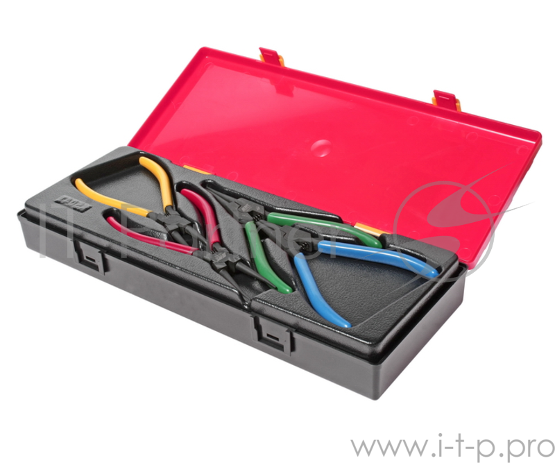 Набор JTC K5041 съемников стопорных колец щипцы в кейсе 4шт.