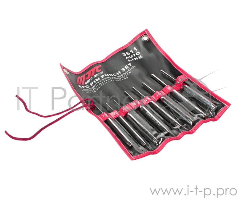 Набор JTC 3611 выколоток 1.6-8мм 8шт.