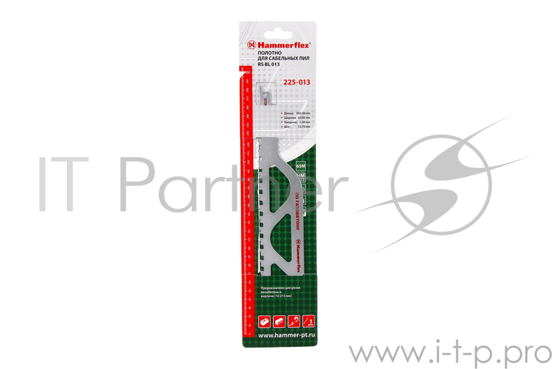 Полотно для сабельных пил Hammer Flex 225-013 S1243HM 305x50x1.50мм газобетон/кирпич (1шт)
