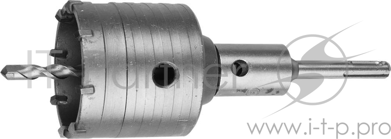 Коронка ЗУБР 2918-65_z01 буровая коническая SDS+ в сборе 65мм