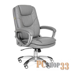Офисные кресла Офисное кресло Chairman 668 экопремиум 0102 серый , (7007679)
