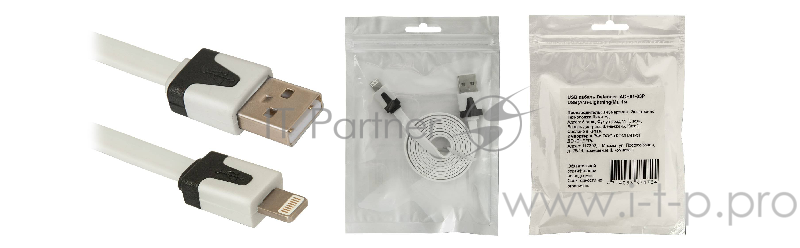 Кабель Defender USB кабель ACH01-03P USB(AM)-Lightning(M), 1м пакет (87472)