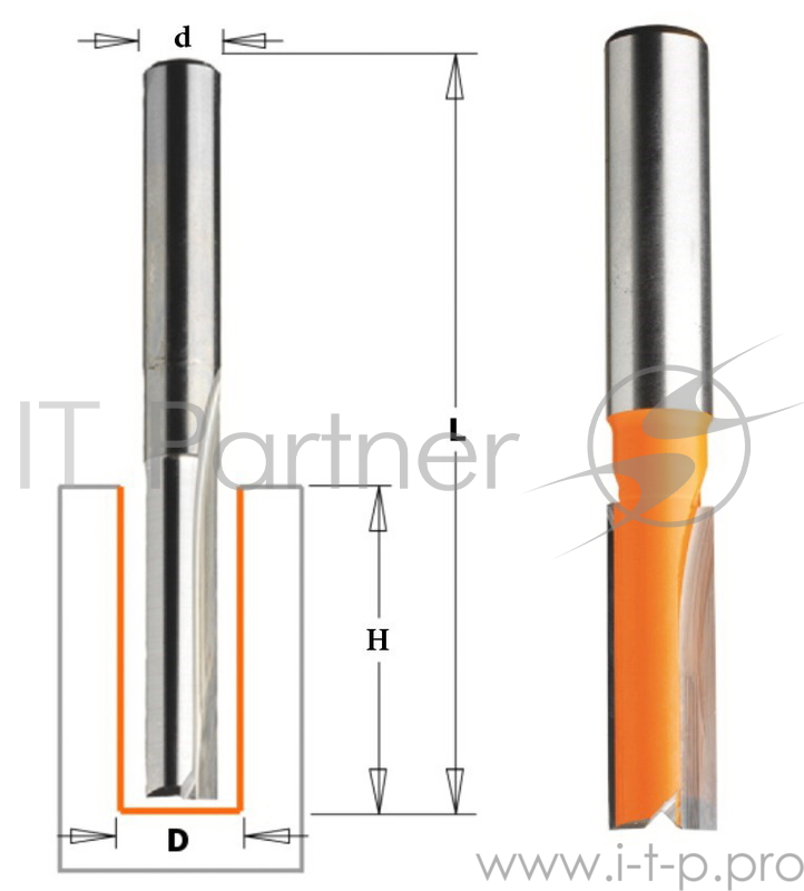 Фреза CMT 912.120.11 пазовая S=8 D=12x31.7x60