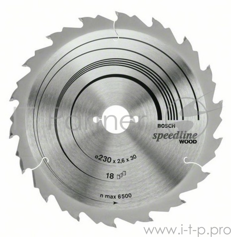Диск пильный BOSCH Speedline Wood 230x18x30 (2.608.640.804) 230x18x30