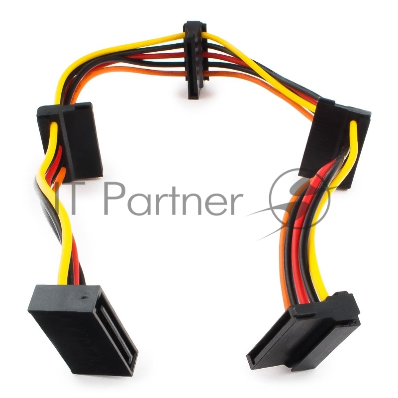 Кабель Cablexpert Кабеля питания SATA, 4x15pin(M)/15pin(F), 40см (CC-SATAMF-03)