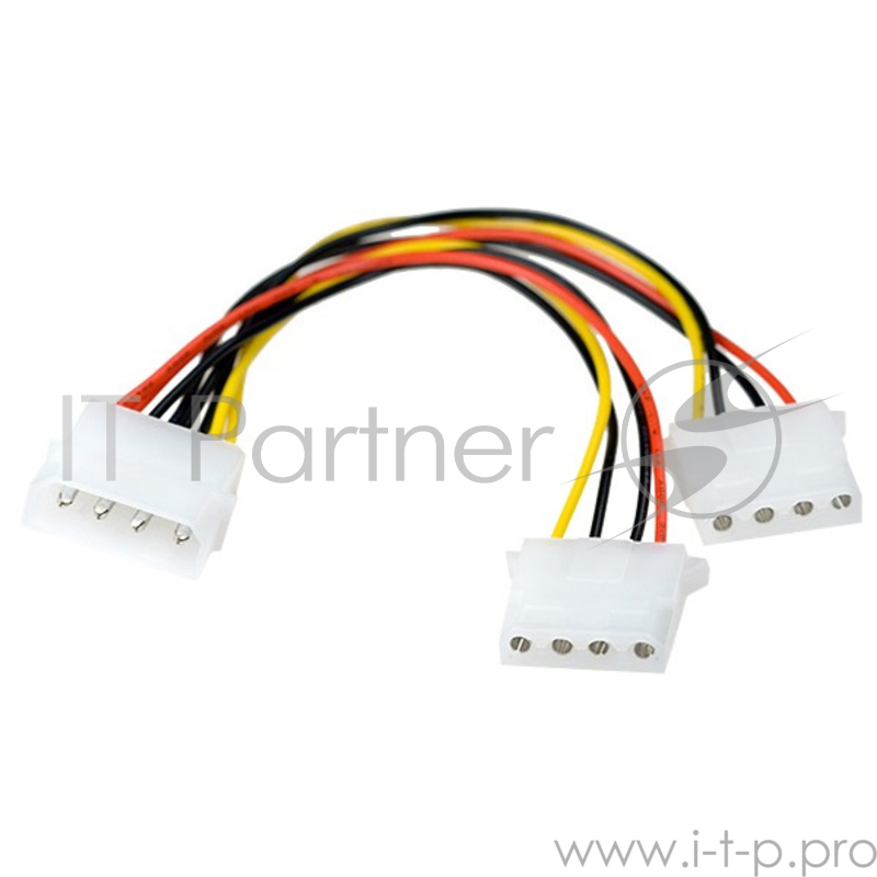 Кабель Exegate EX261530RUS Разветвитель питания IDE-устройств Molex (IDE) в 2*Molex (IDE), 15см