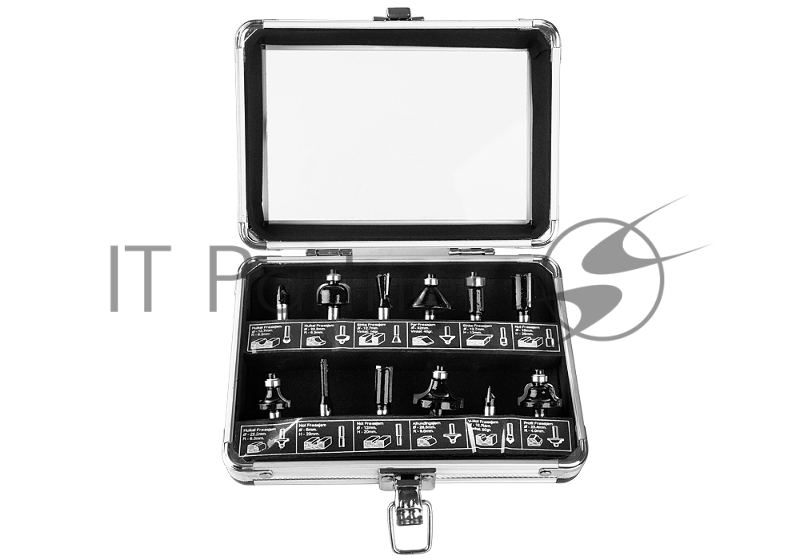 Набор фрез STURM! 9016-RB-S8-12-3 в металлическом кейсе 12шт