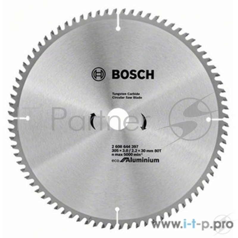 Пильный диск BOSCH 2608644397 ECO ALU/Multi 305x30-80T