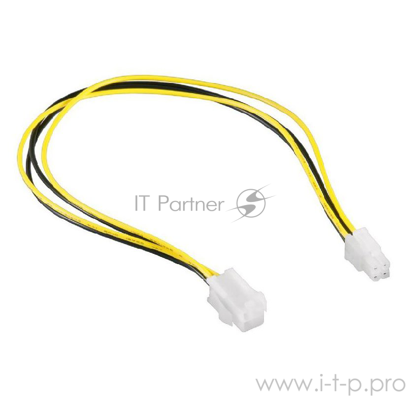 Кабель Cablexpert Удлинитель питания, ATX 4-Pin M/F, длина 0,3м (CC-PSU-7)