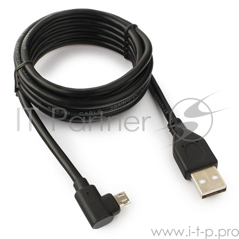 Кабель Cablexpert Кабель USB 2.0, двусторонний разъем microB, AM/microB 5P, 1.8м, пакет (CC-USB2-AMmDM90-6)