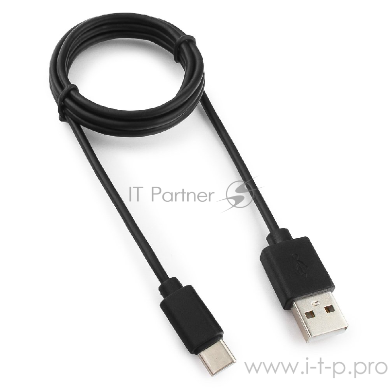Кабель Гарнизон Кабель USB 2.0 AM/ USB3.1 Type-C, 1м, пакет (GCC-USB2-AMCM-1M)