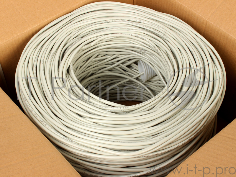 Кабель Cablexpert UPC-5040E-SOL Кабель UTP кат.5e, 4 пары, 0.40 мм 305 м, ССА одножильный