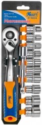 Набор головок KRAFT КТ700319 торцевых и принадлежностей 3/8'' DR 12пр.