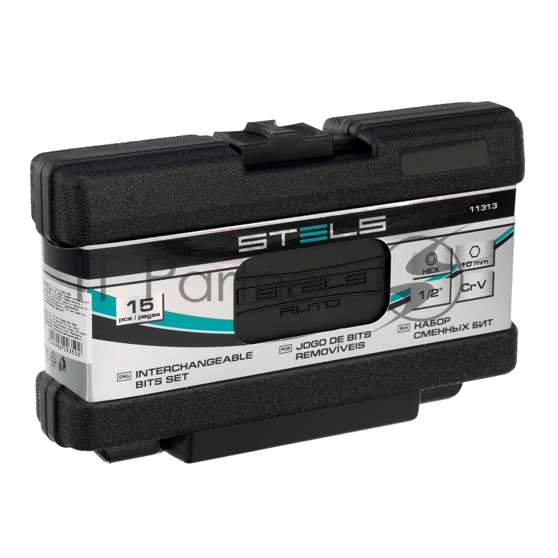 Набор бит STELS 11313 hex хвостовик-шестигранник 1/2 crv 10мм 15предм.