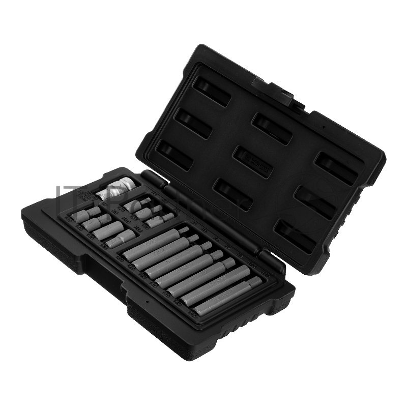 Набор бит STELS 11313 hex хвостовик-шестигранник 1/2 crv 10мм 15предм.