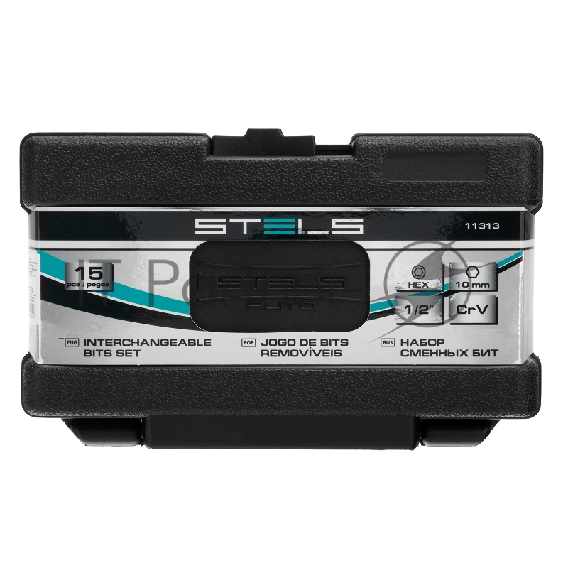 Набор бит STELS 11313 hex хвостовик-шестигранник 1/2 crv 10мм 15предм.