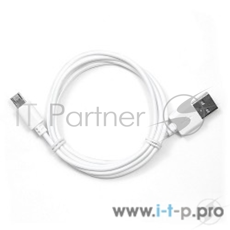 Кабель Cablexpert Кабель USB 2.0 Pro AM/microBM 5P, 1м, белый, пакет (CC-mUSB2-AMBM-1MW)