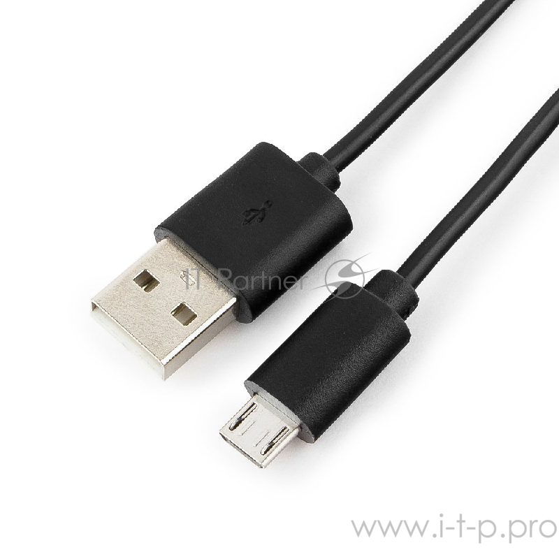 Кабель Cablexpert Кабель USB 2.0 Pro AM/microBM 5P, 1м, черный, пакет (CC-mUSB2-AMBM-1M)